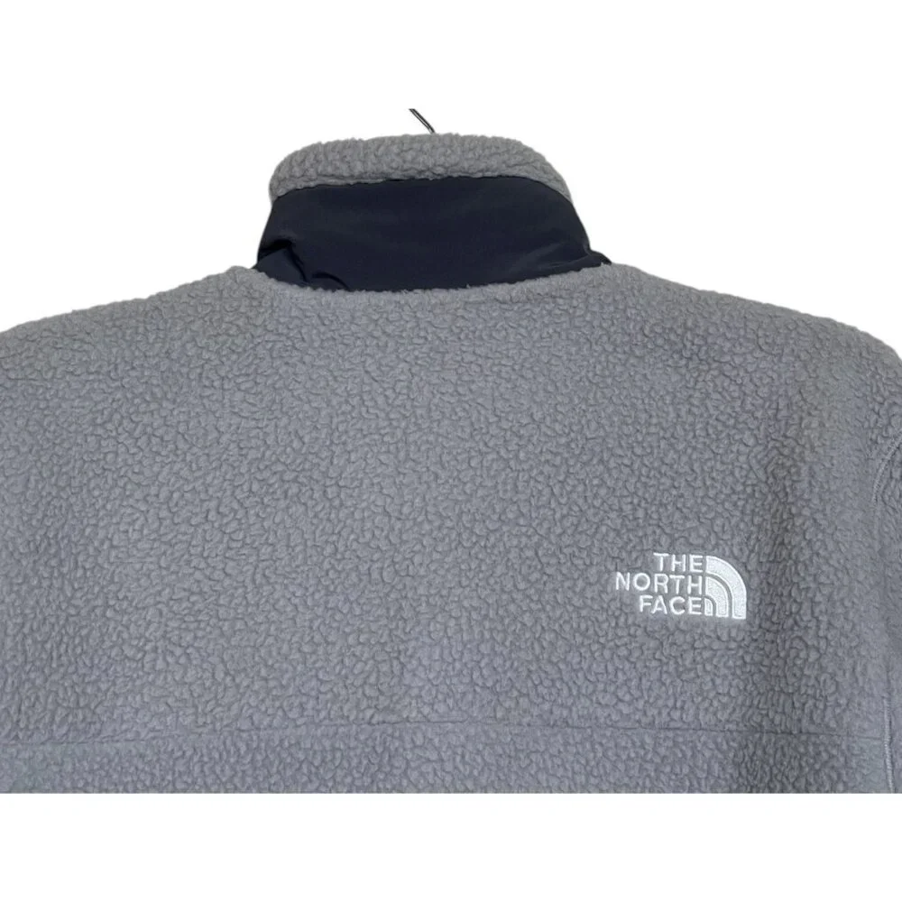 The NORTH FACE Parkview Mens Fleece Jacket Size Small Gray Deep Pile‎